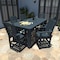 Highwood Usa Lehigh 7pc Rectangular Counter Height Outdoor Patio Furniture Dining Set 84 x 42 AD-ST7LH2CO5BA-FBE - alternate 2
